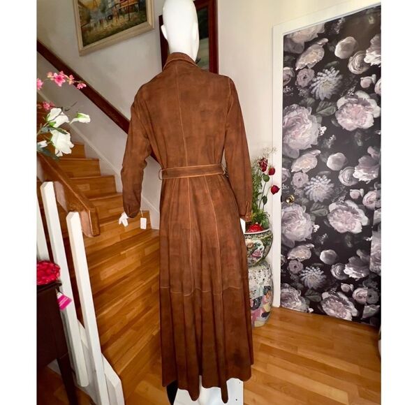 New Free People Brenda Knight Trench Coat "Long Safari"/ size S - Picture 8 of 9